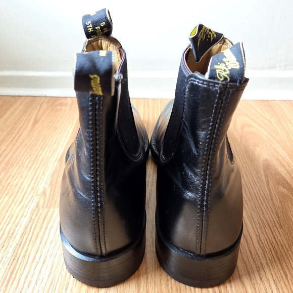 R.M. Williams Comfort Craftsman Men's Black Yearling Leather Ankle Boots Sz US 8 - Picture 8 of 16